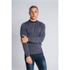 XV KINGS ABBOTSDALE CREW NECK JUMPER - CHARCOAL