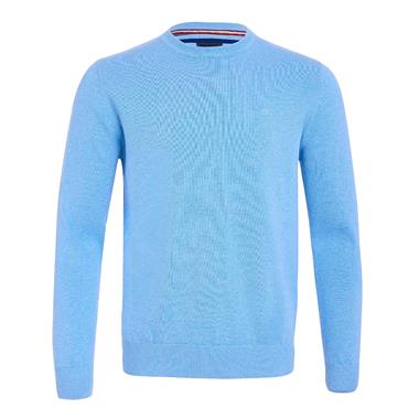ANDRE ACHILL CREW NECK JUMPER - BLUE