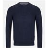 ANDRE ACHILL CREW NECK JUMPER - NAVY