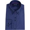 ADVISE DOUBLE COLLAR STRIPE SHIRT - NAVY