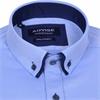 ADVISE TAILORED DOUBLE COLLAR SHIRT - BLUE
