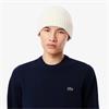 LACOSTE MONOCHROME CREW NECK SWEATER - NAVY