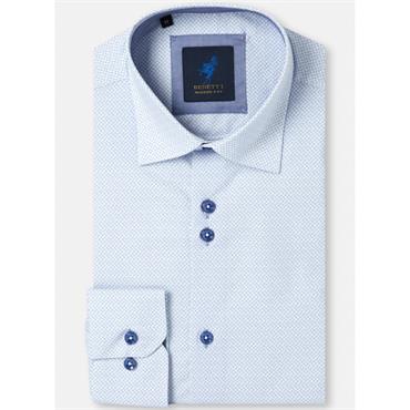 BENETTI ALEX PRINT SHIRT - BLUE