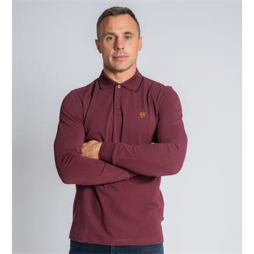 XV KINGS ALICE SPRINGS POLO SHIRT - BURGUNDY