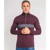 XV KINGS ANTHEM 1/4 ZIP SWEATSHIRT - BURGUNDY