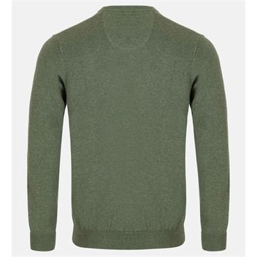 ANDRE VALENCIA V-NECK JUMPER - GREEN