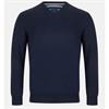 ANDRE VALENCIA V-NECK JUMPER - NAVY