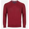 ANDRE VALENCIA V-NECK JUMPER - RED
