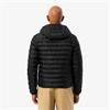 LACOSTE WATER-REPELLENT QUILTED JACKET - BLACK