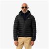 LACOSTE WATER-REPELLENT QUILTED JACKET - BLACK