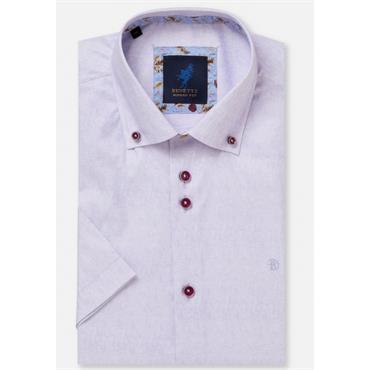 BENETTI BRAX SHORT SLEEVE SHIRT - LILAC