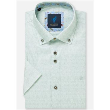 BENETTI BRAX SHORT SLEEVE SHIRT - MINT