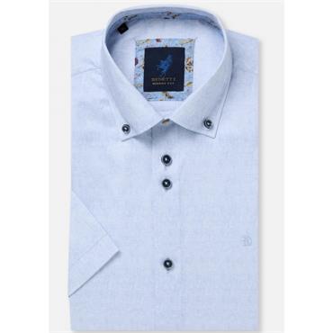 BENETTI BRAX SHORT SLEEVE SHIRT - SKY