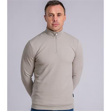 XV KINGS BYRON BAY 1/4 ZIP - BEIGE