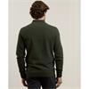 MAGEE CARN STRUCTURE KNIT 1/4 ZIP - GREEN
