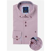 BENETTI CARLOS SHIRT - BURGUNDY