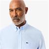 LACOSTE REGULAR FIT OXFORD SHIRT - BLUE