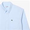 LACOSTE REGULAR FIT OXFORD SHIRT - BLUE