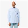 LACOSTE REGULAR FIT OXFORD SHIRT - BLUE