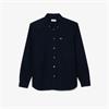 LACOSTE REGULAR FIT OXFORD SHIRT - NAVY