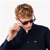 LACOSTE REGULAR FIT OXFORD SHIRT - NAVY