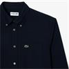 LACOSTE REGULAR FIT OXFORD SHIRT - NAVY