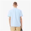 LACOSTE SHORT SLEEVED OXFORD SHIRT - BLUE