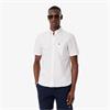 LACOSTE SHORT SLEEVED OXFORD SHIRT - WHITE