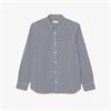 LACOSTE LIGHTWEIGHT POPLIN PLAID SHIRT - NAVY