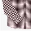 LACOSTE PLAID FLANNEL SHIRT - BURGUNDY