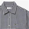 LACOSTE PLAID FLANNEL SHIRT - NAVY