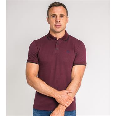 XV KINGS CONGO POLO SHIRT - BURGUNDY