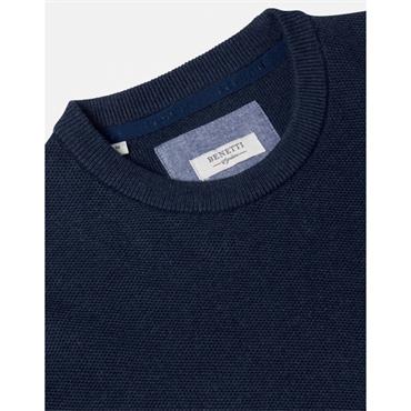 BENETTI DAWSON ROUNDNECK JUMPER - NAVY