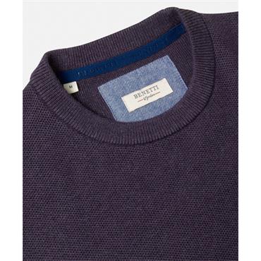 BENETTI DAWSON ROUNDNECK JUMPER - PURPLE
