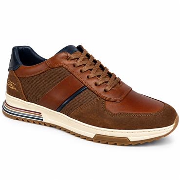 LLOYD&PRYCE DEAVES CASUAL SHOE - BROWN