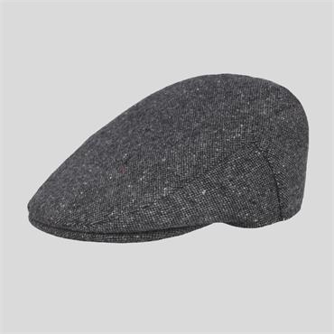 MAGEE DONEGAL TWEED FLAT CAP - GREY
