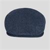 MAGEE DONEGAL TWEED FLAT CAP - NAVY