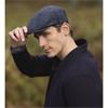 MAGEE DONEGAL TWEED FLAT CAP - NAVY