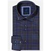 BENETTI ERIC CHECK SHIRT - NAVY