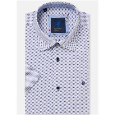 BENETTI FINN SHORT SLEEVE SHIRT - BLUE