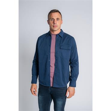 XV KINGS FLOUNDER OVERSHIRT - NAVY