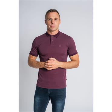 XV KINGS GUYRA GHOSTS POLO SHIRT - BURGUNDY