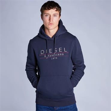 DIESEL DON HOODIE - NAVY