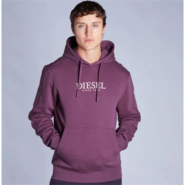 DIESEL AUSTIN HOODIE - BURGUNDY
