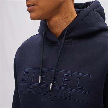 DIESEL SALVATORE HOODIE - NAVY