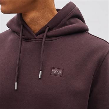 DIESEL SLATER HOODIE - BROWN