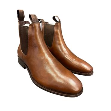HARRISON HANDMADE CHELSEA BOOT - BROWN