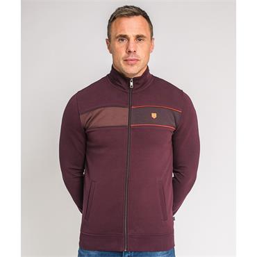 XV KINGS HOPEFIELD FULL ZIP SWEATSHIRT - BURGUNDY
