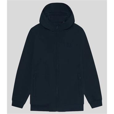 LYLE&SCOTT FLEECE BACK SOFTSHELL JACKET - NAVY