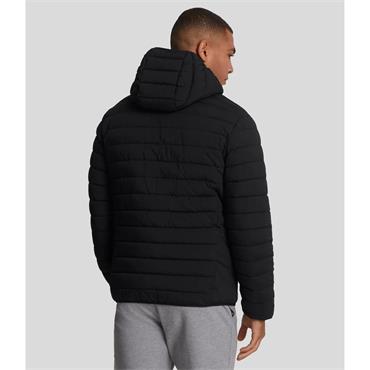 LYLE&SCOTT LIGHTWEIGHT QUILTED JACKET - BLACK